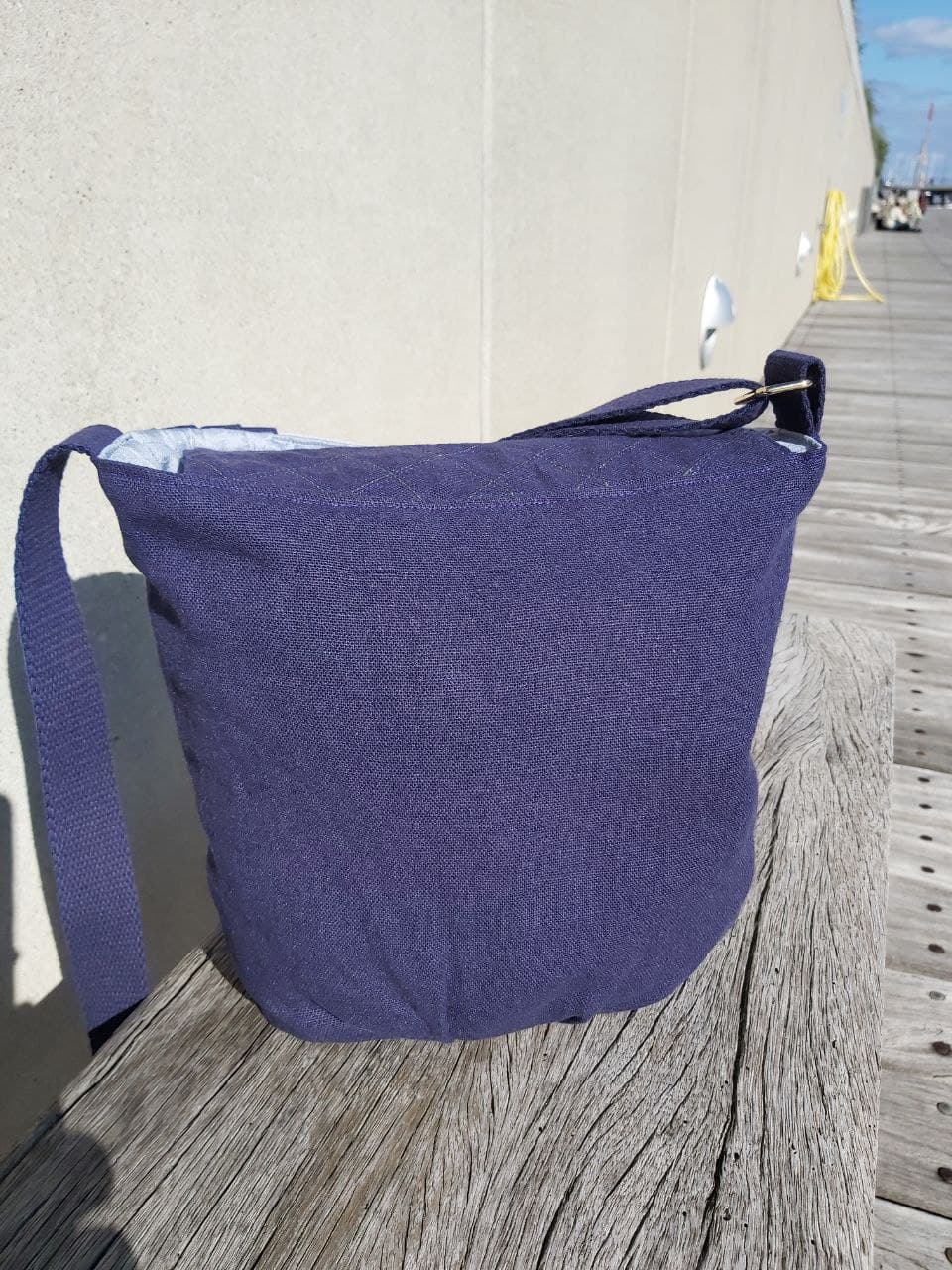 Indigo Embroidered Bag thumbnail 2