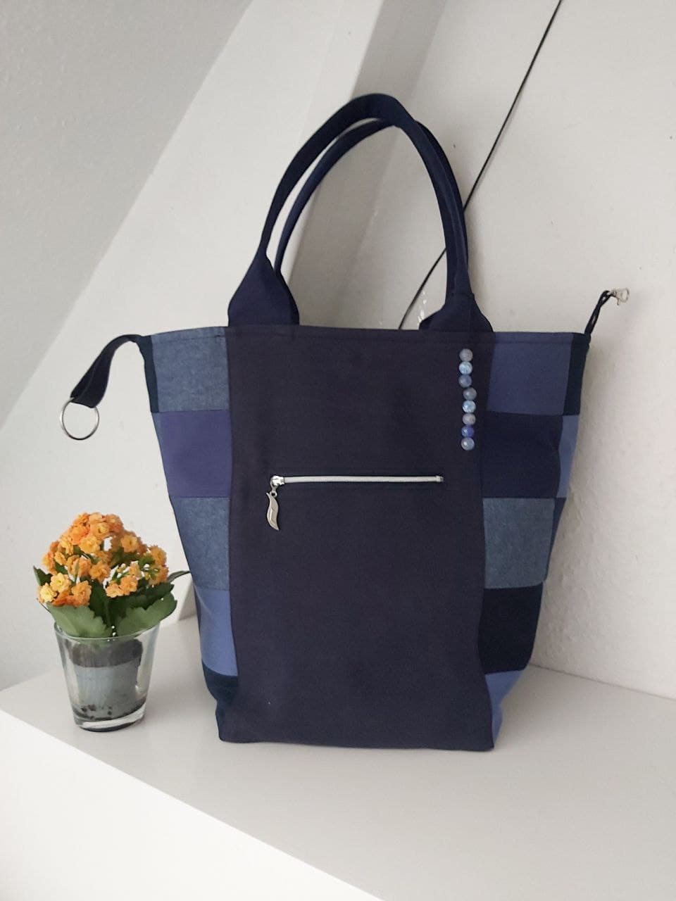 Handmade Blue Bag thumbnail 2