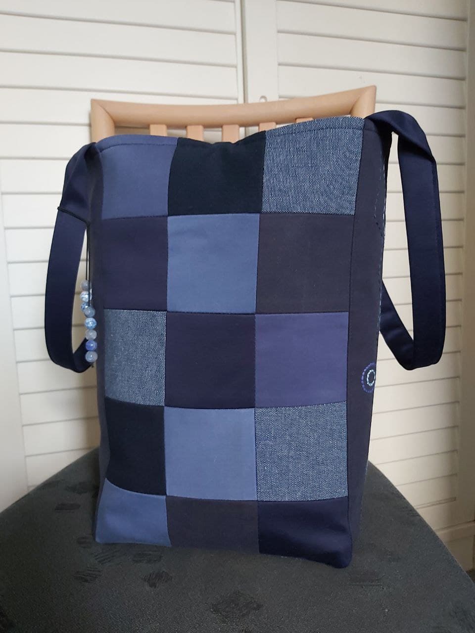Handmade Blue Bag thumbnail 4