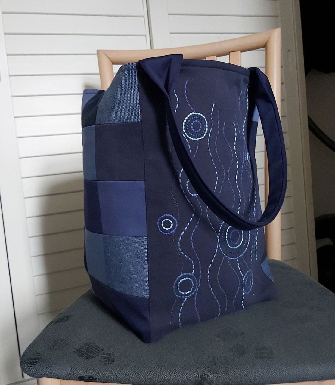 Handmade Blue Bag thumbnail 5