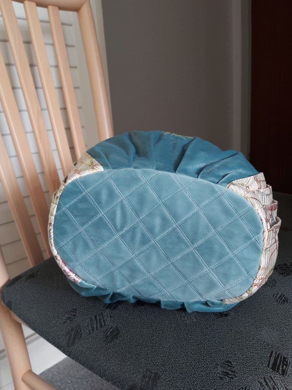 Handmade Light Blue Bag thumbnail 3