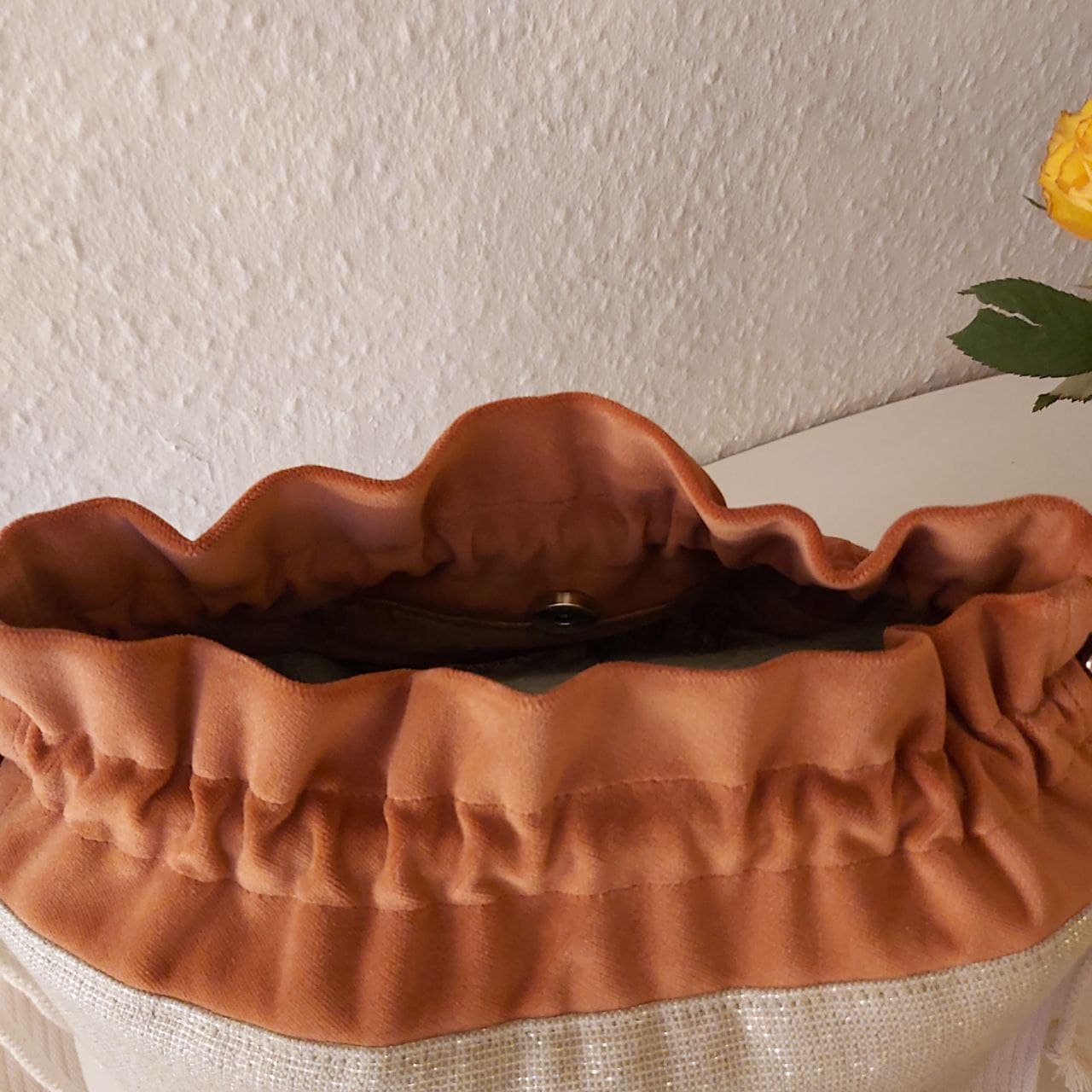 Handmade Orange Bag thumbnail 3