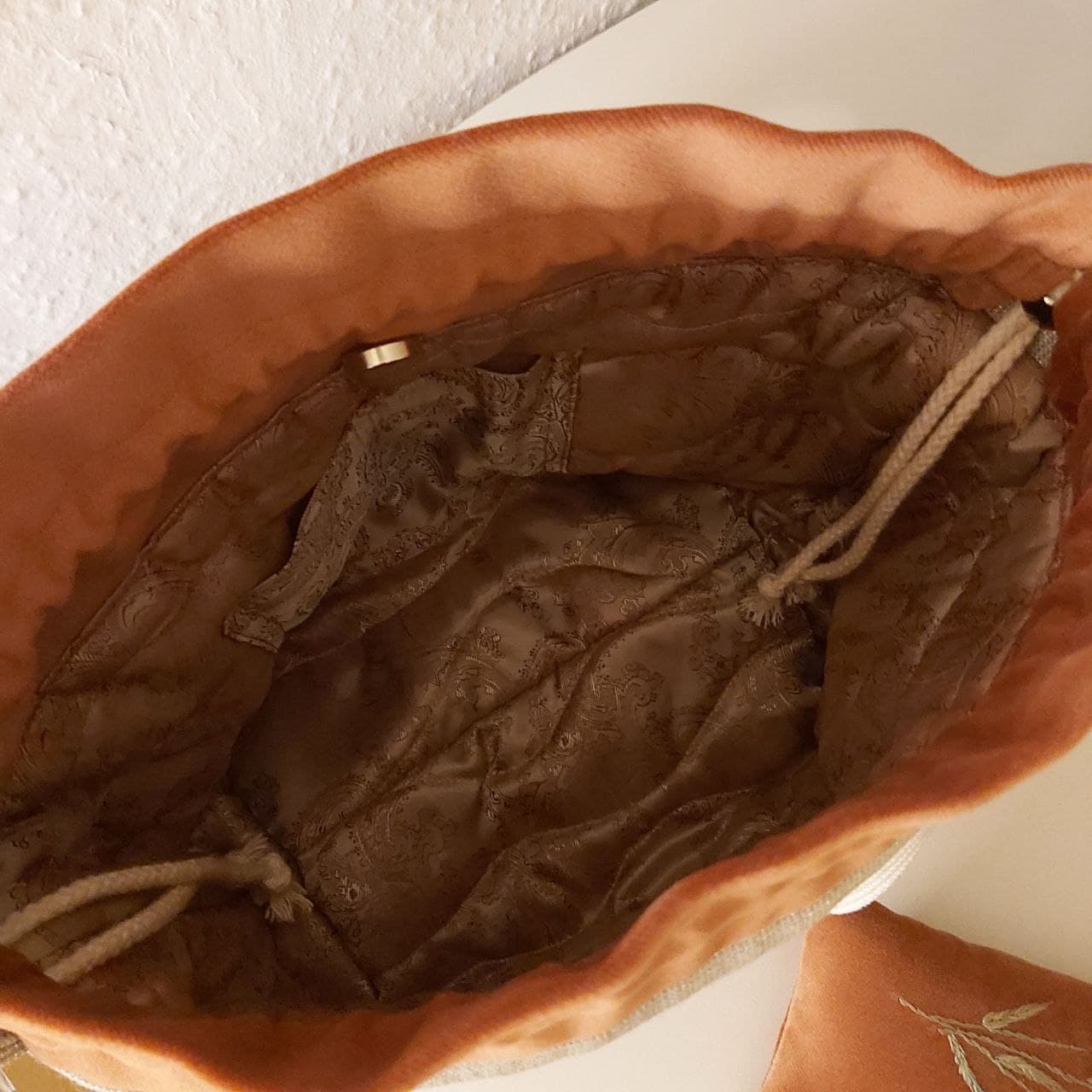 Handmade Orange Bag thumbnail 4