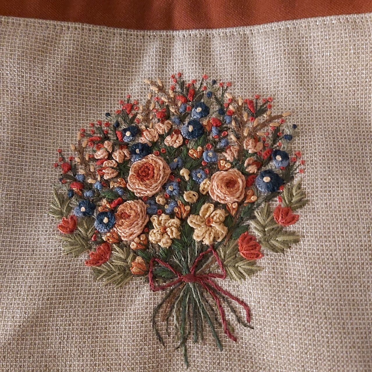 Handmade Orange Bag thumbnail 5